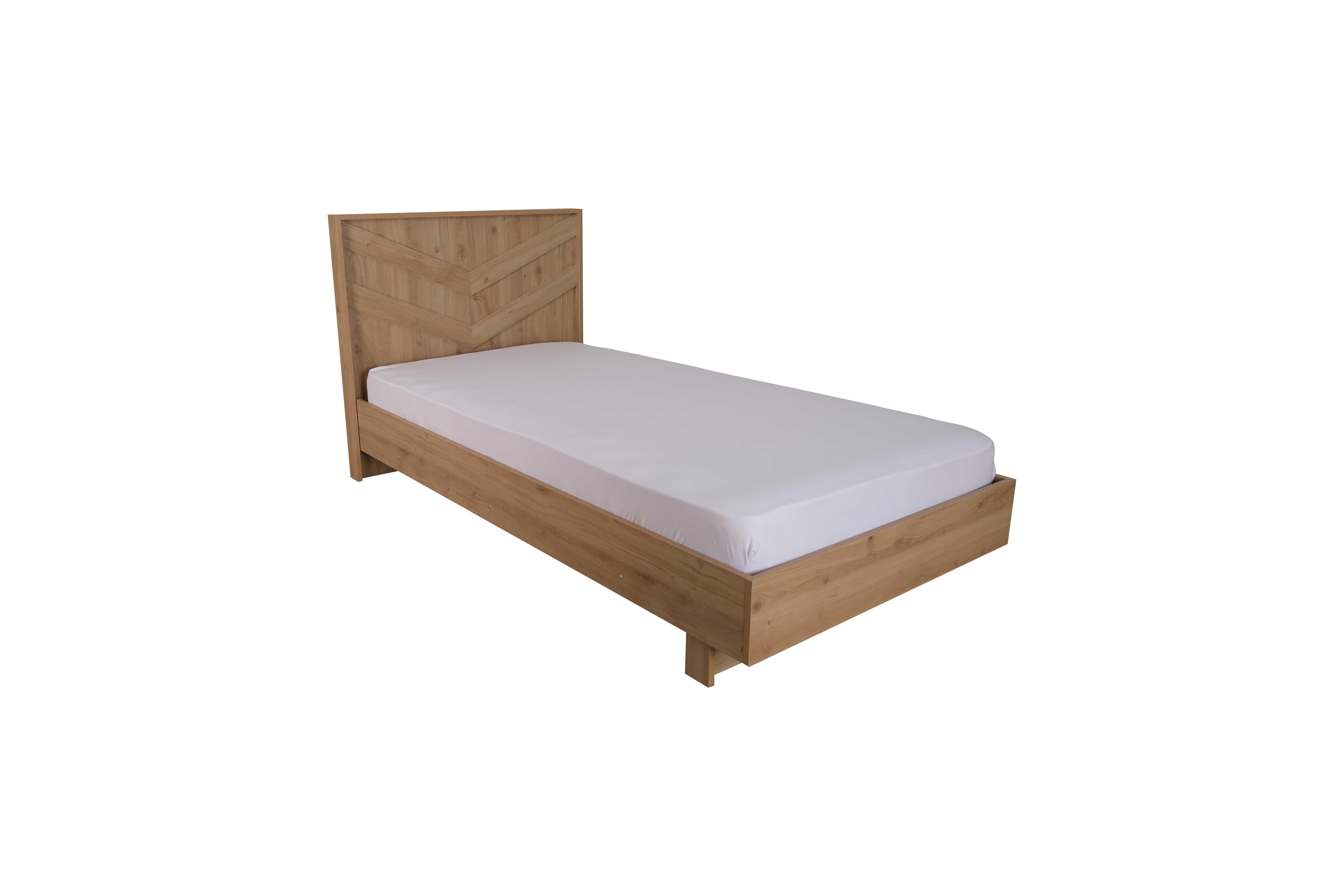 Wood Lite Karyola Başlıklı 100x200