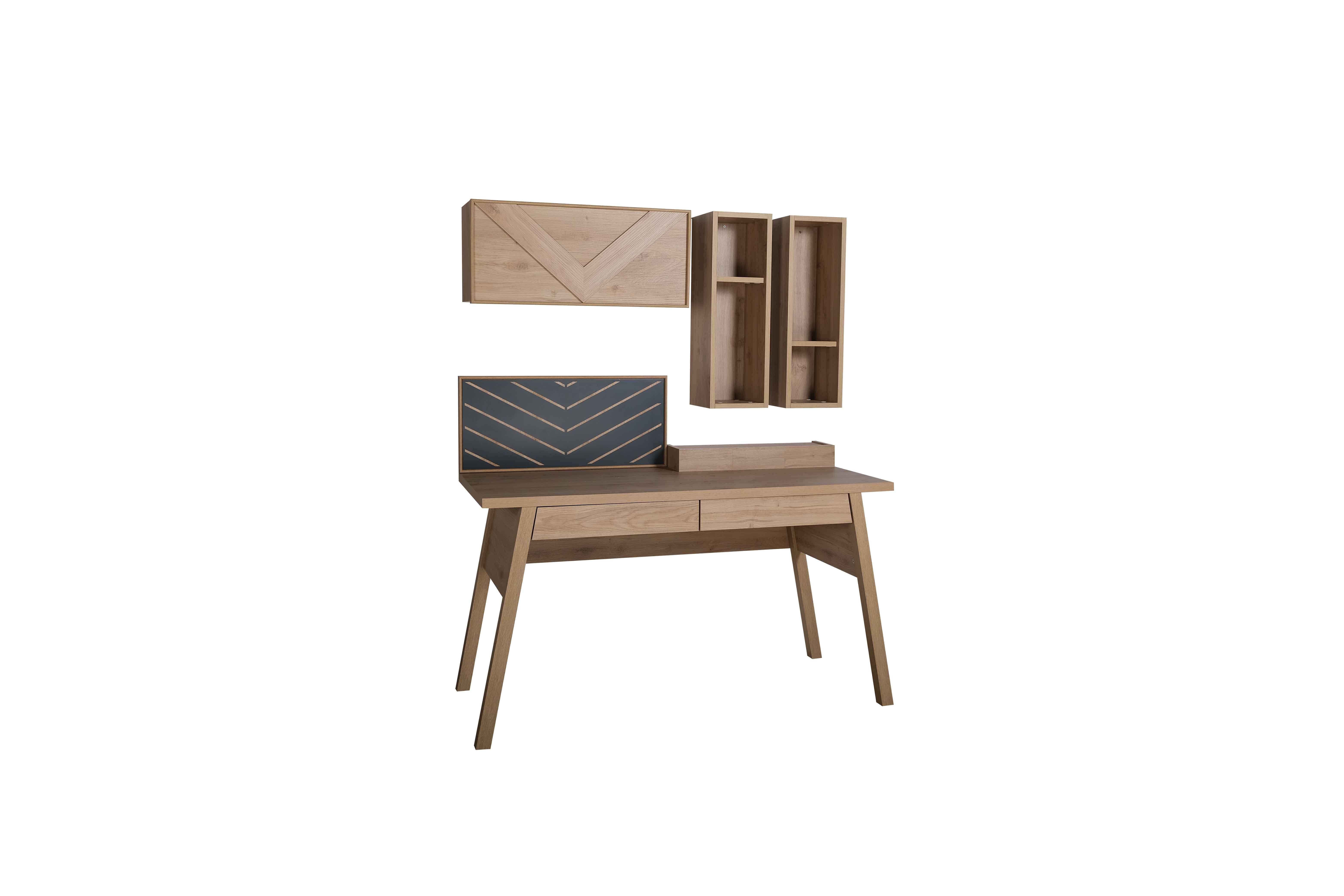 Wood Çalışma Masası ve Üst Ünite